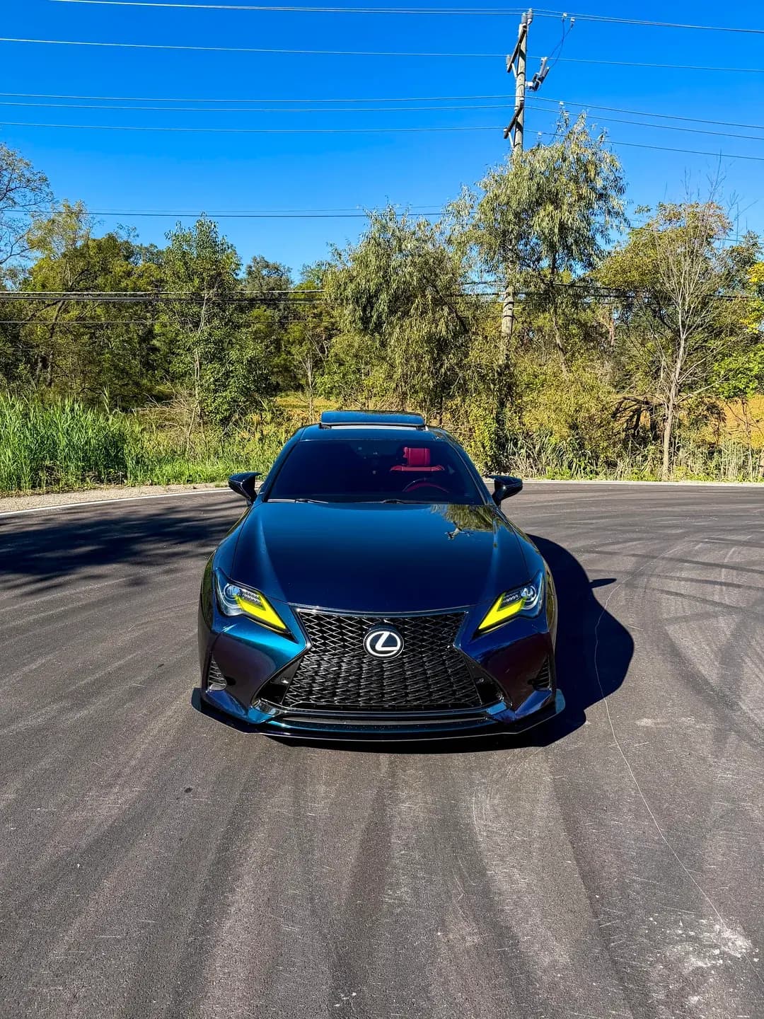 Один Lexus RC — синий, бирюзовый, фиолетовый и золотистый, медиа 3 из 10
